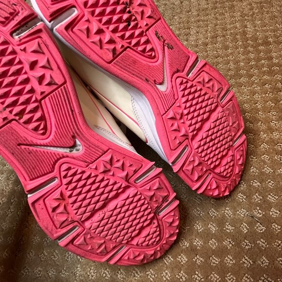 Nike Explorer 2 Size 10 Golf Shoes White Pink Spikeless Womens Golf AA1846-100 - Picture 7 of 9